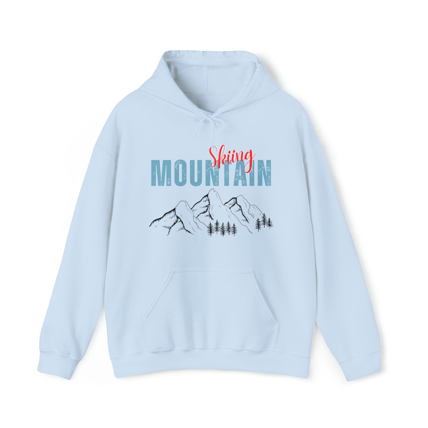 Mountain Skiing Unisex Heavy Blend™ Hooded Sweatshirt