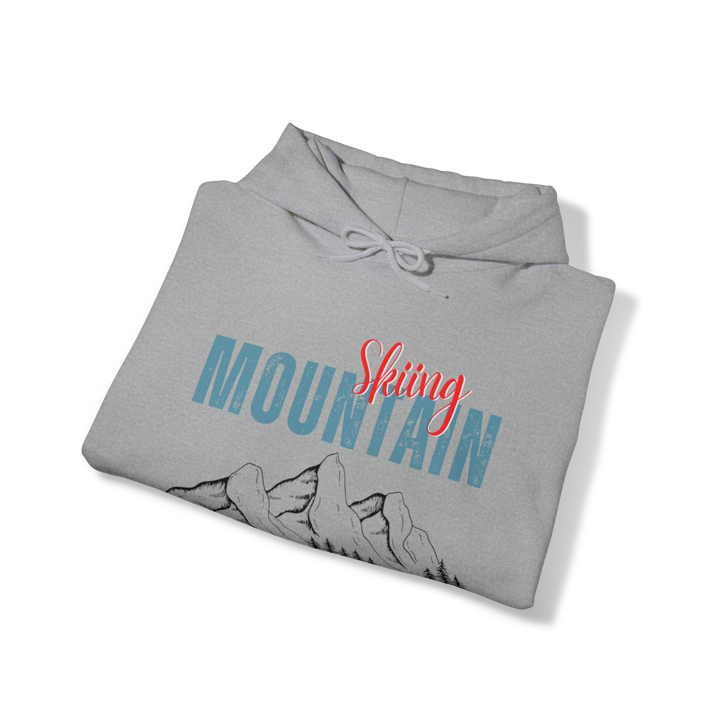 Mountain Skiing Unisex Heavy Blend™ Hooded Sweatshirt