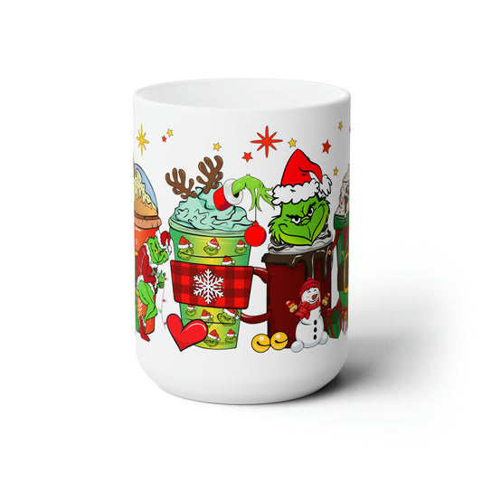 Grinch Hot Cocoa Ceramic Mug 15oz