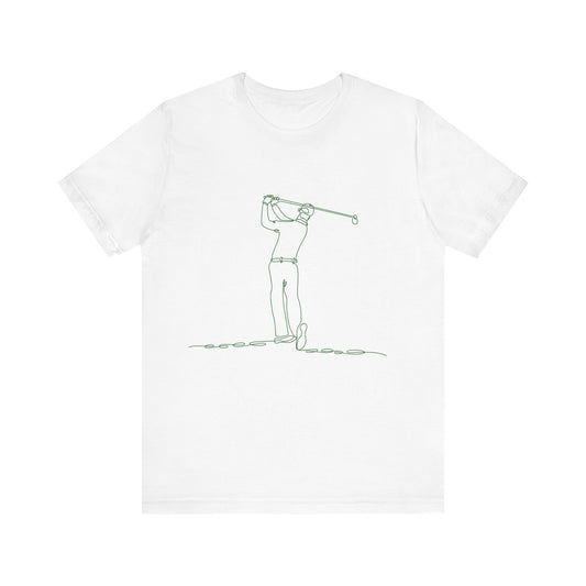 Mens Golf Minimalist T-shirt short sleeve