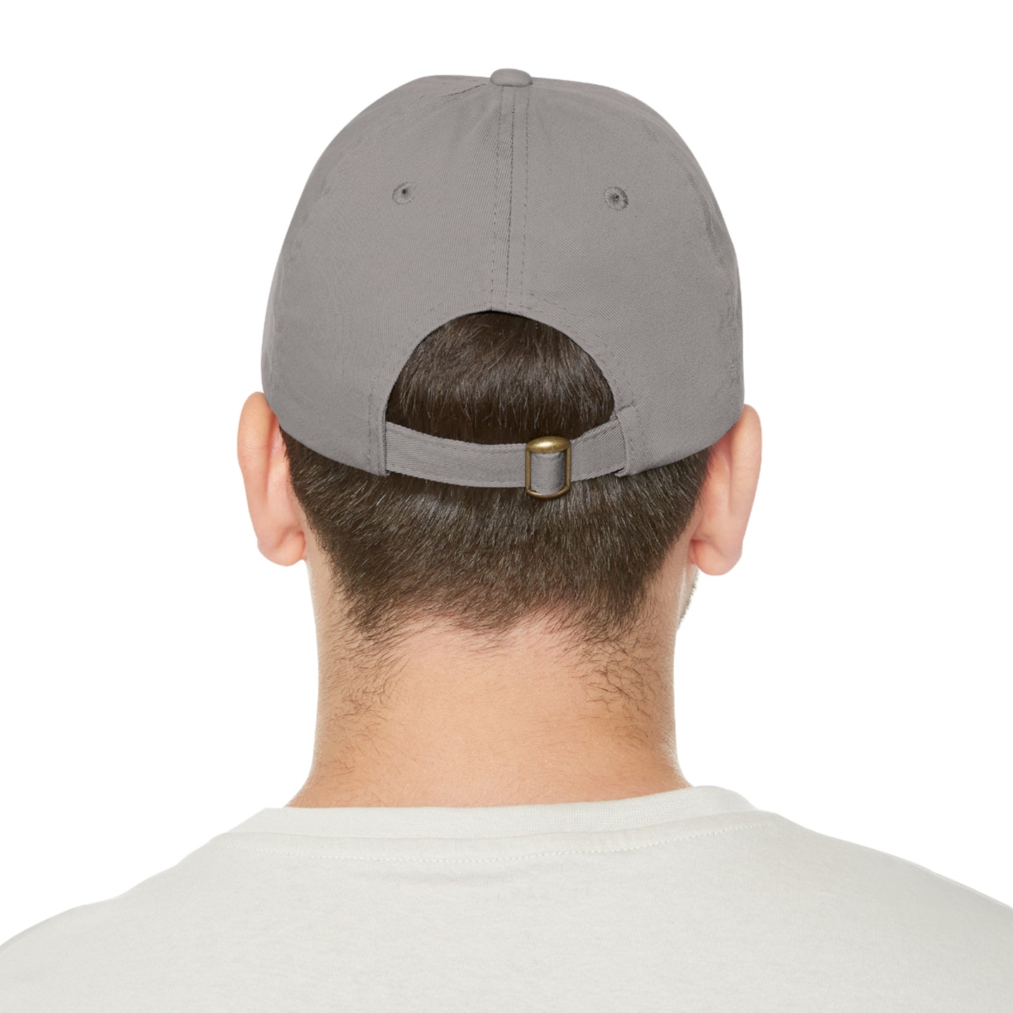 Adult Hat with Leather Patch (Round)