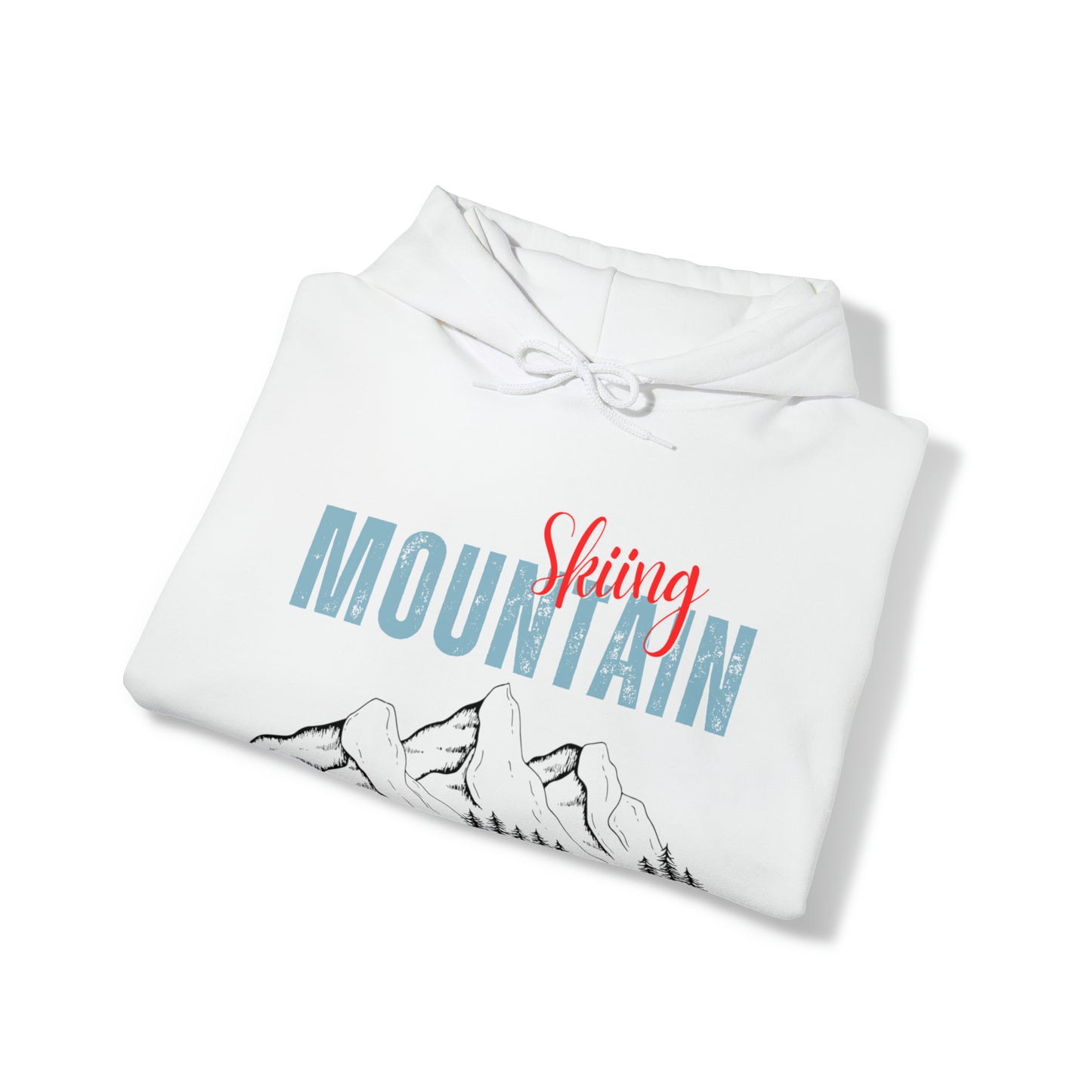 Mountain Skiing Unisex Heavy Blend™ Hooded Sweatshirt