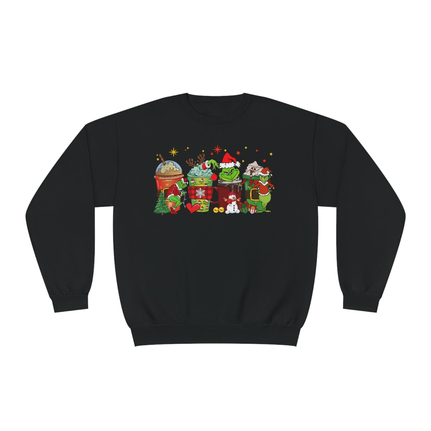 Adult Grinch Hot Cocoa Unisex NuBlend® Crewneck Sweatshirt