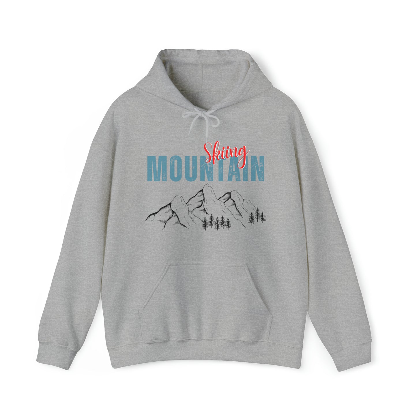 Mountain Skiing Unisex Heavy Blend™ Hooded Sweatshirt