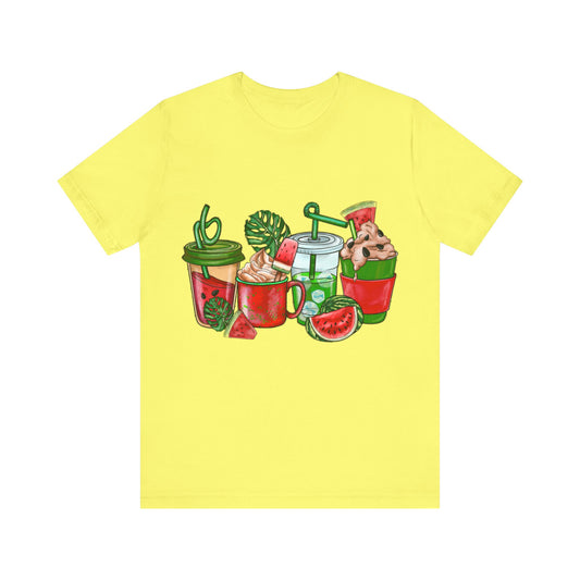 Tropical Watermelon short sleeve T-shirt