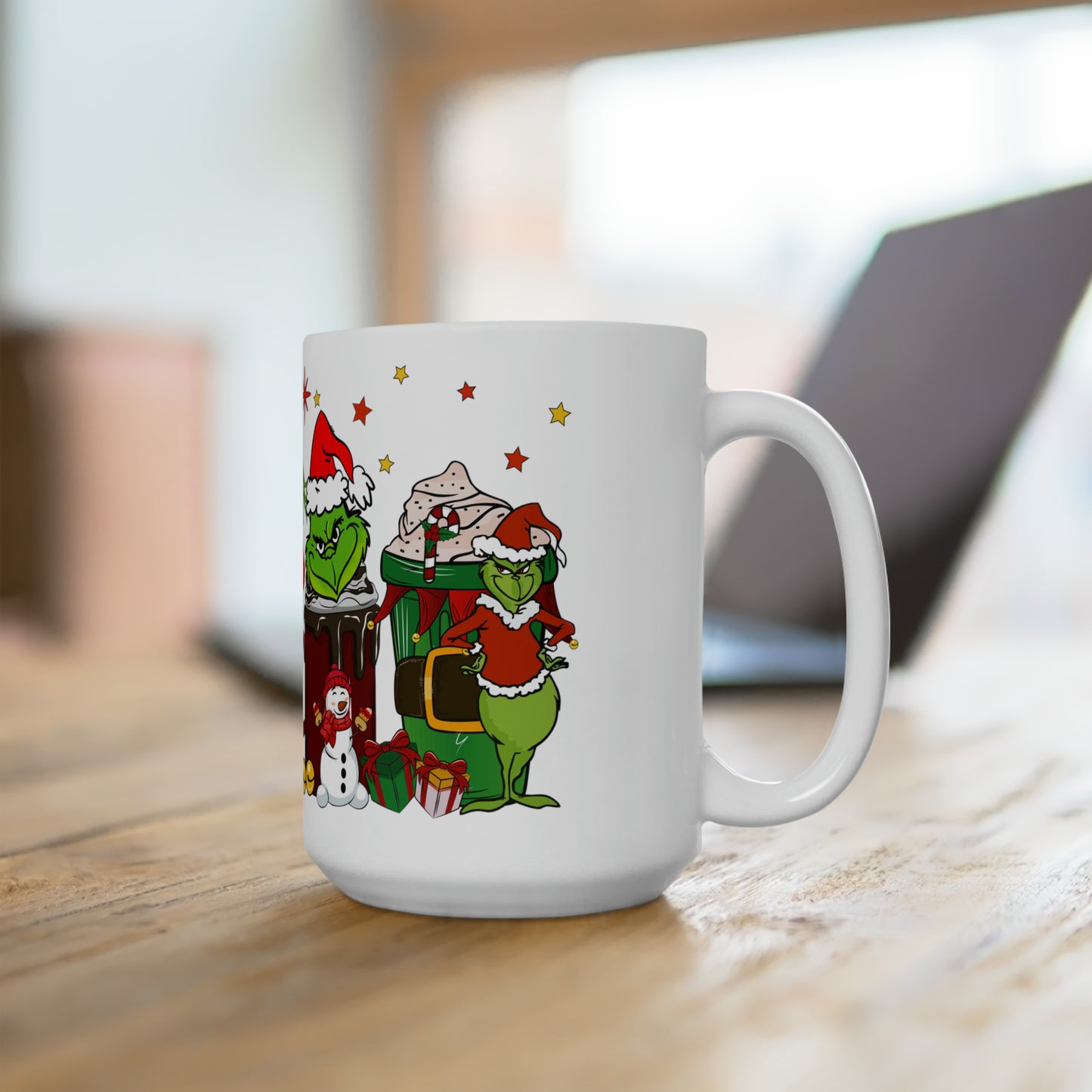 Grinch Hot Cocoa Ceramic Mug 15oz