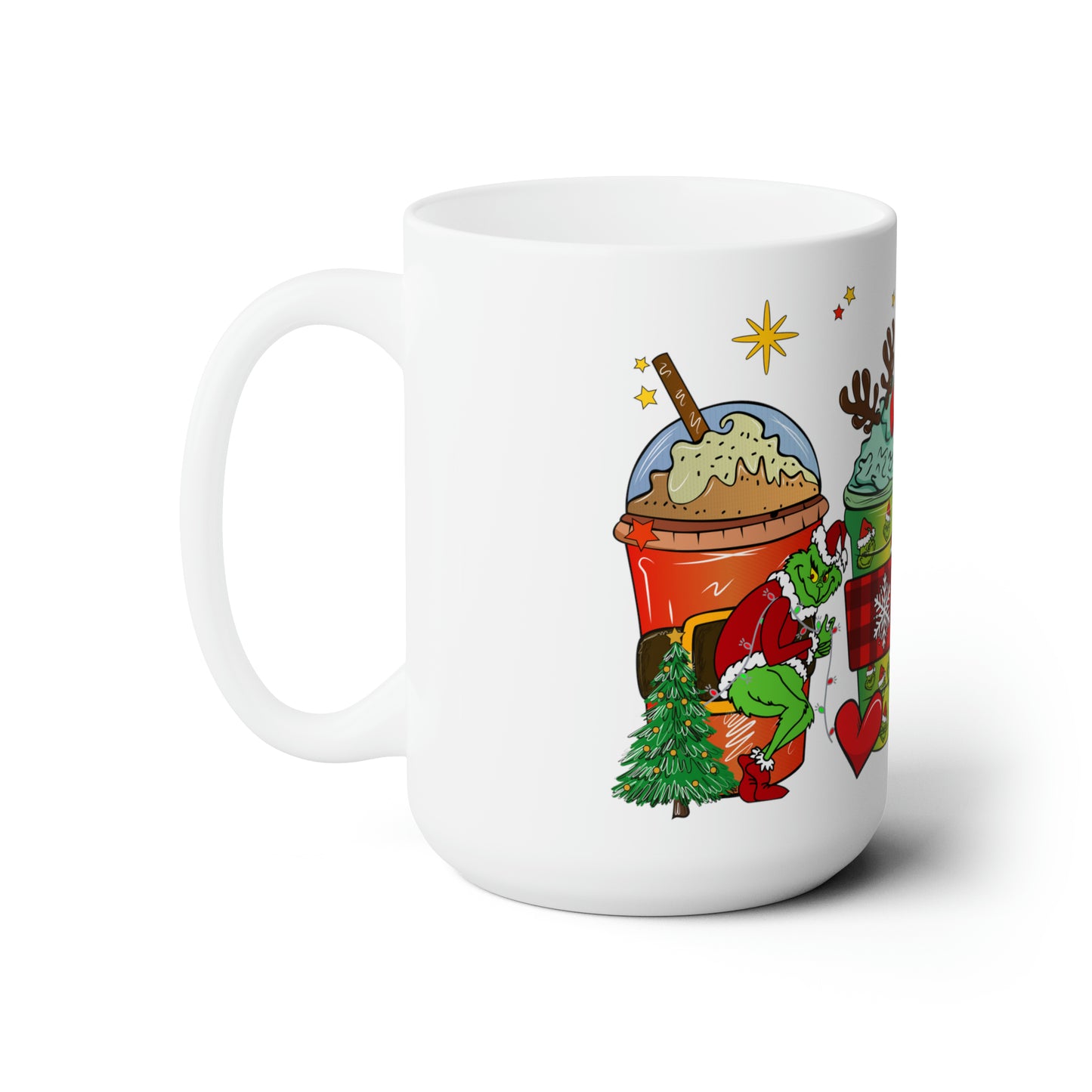 Grinch Hot Cocoa Ceramic Mug 15oz